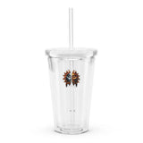 YIN YANG — Both Clear — Clear Plastic Tumbler