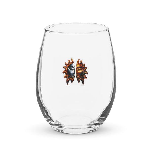 New Drop: YIN YANG — Day & Night — Stemless Wine Glass