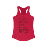 Racerback Tank Affirmation by m.v.k